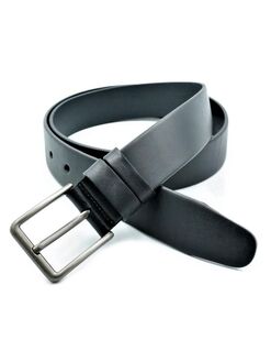 Ремінь чоловічий шкіряний чорний