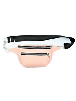Жіноча сумка на пояс бананка колір рожевий, Колір: Рожевий, Розмір: 23 х 15 х 7 см