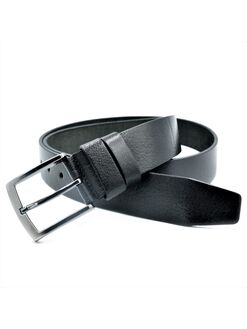 Шкіряний ремінь чорний, Колір: Чорний