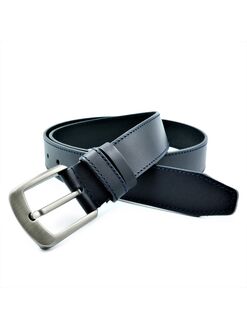 Шкіряний ремінь темно-синій, Колір: Синій