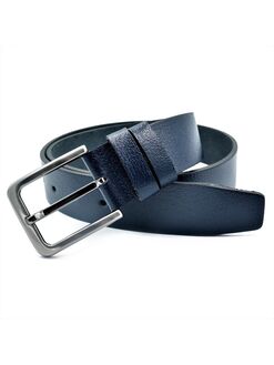 Шкіряний ремінь синій, Колір: Синій