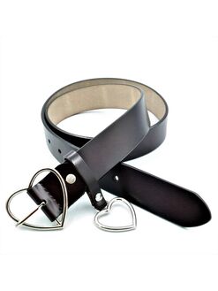 Шкіряний жіночий ремінь Коричневий, Колір: Коричневий