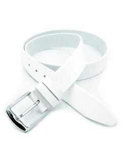 Ремінь чоловічий шкіряний білий, Колір: Білий