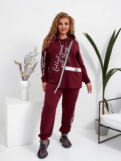 , Колір: Бордовий, Розмір: 56