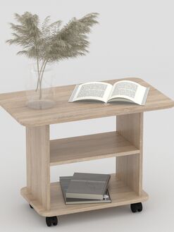 Журнальный стол ЖС-Классик Дуб Сонома 550х750х450 мм, Цвет: Дуб сонома