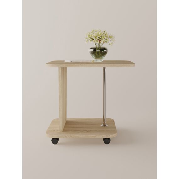 Журнальный стол ЖС-1 Дуб Сонома 5х600х450 мм., Цвет: Дуб сонома, изображение 2