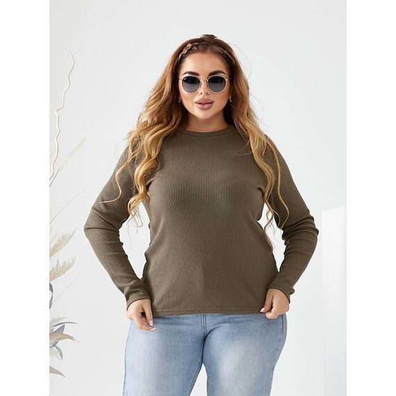 Женский свитер из ангоры цвет оливковый, Цвет: Оливковый, Размер: 60