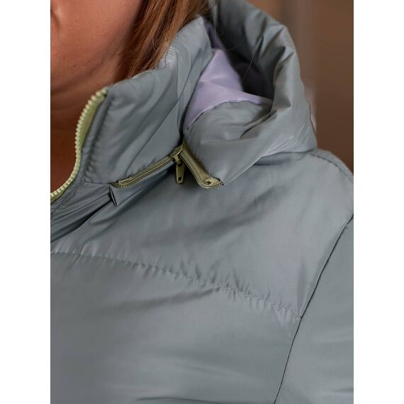 Женская демисезонная куртка цвет оливковый, Цвет: Оливковый, Размер: 64, изображение 4