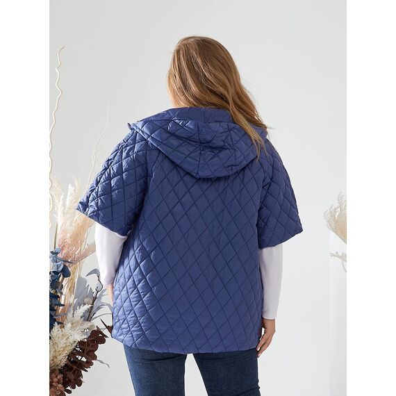 Женская жилетка цвет джинс, Цвет: Светло-синий, Размер: 48, изображение 7