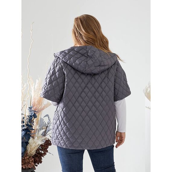 Женская жилетка цвет графит, Цвет: Графитовый, Размер: 48, изображение 4