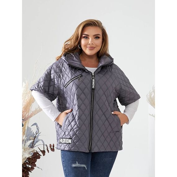 Женская жилетка цвет графит, Цвет: Графитовый, Размер: 48