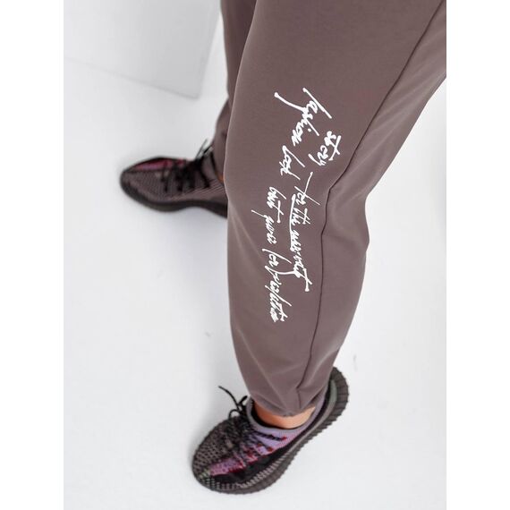 Женский спортивный костюм визон, Цвет: Серый, Размер: 56, изображение 8