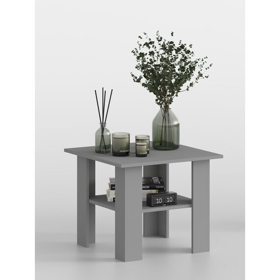 Журнальный стол ЖС-2 500x600x600 мм Серый, Цвет: Серый