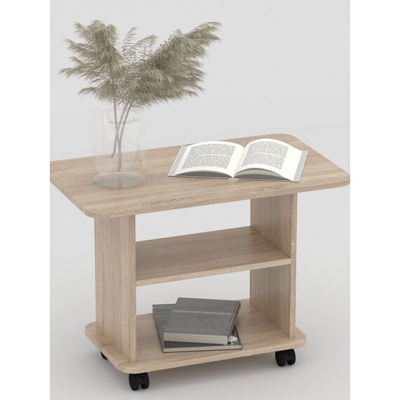 Журнальный стол ЖС-Классик Дуб Сонома 550х750х450 мм, Цвет: Дуб сонома