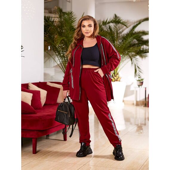 , Колір: Бордовий, Розмір: 48, зображення 2