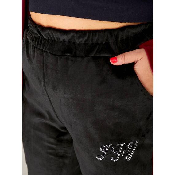 Женский пргулочный костюм двойка цвет бордовый-черный, Цвет: Бордовый, Размер: 48, изображение 4