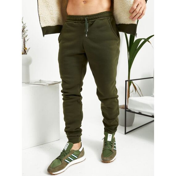 Мужской теплый спортивный костюм цвет хаки, Цвет: Хаки, Размер: 44, изображение 6