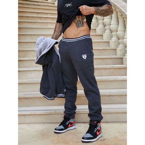 Мужской теплый спортивный костюм цвет антрацит, Цвет: Серый, Размер: 60, изображение 8