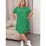 Женское платье миди цвета трава, Цвет: Зеленый, Размер: 52