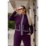 Женский прогулочный костюм цвет фиолетовый, Цвет: Фиолетовый, Размер: 50, изображение 3