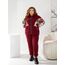 Жіночий теплий костюм двійка колір бордовий, Колір: Бордовий, Розмір: 56, зображення 6