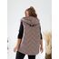 Женская жилетка с капюшоном цвет мокко, Цвет: Темно-бежевый, Размер: 56, изображение 5