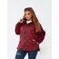 Женская куртка демисезонная цвета бордо, Цвет: Бордовый, Размер: 56, изображение 2