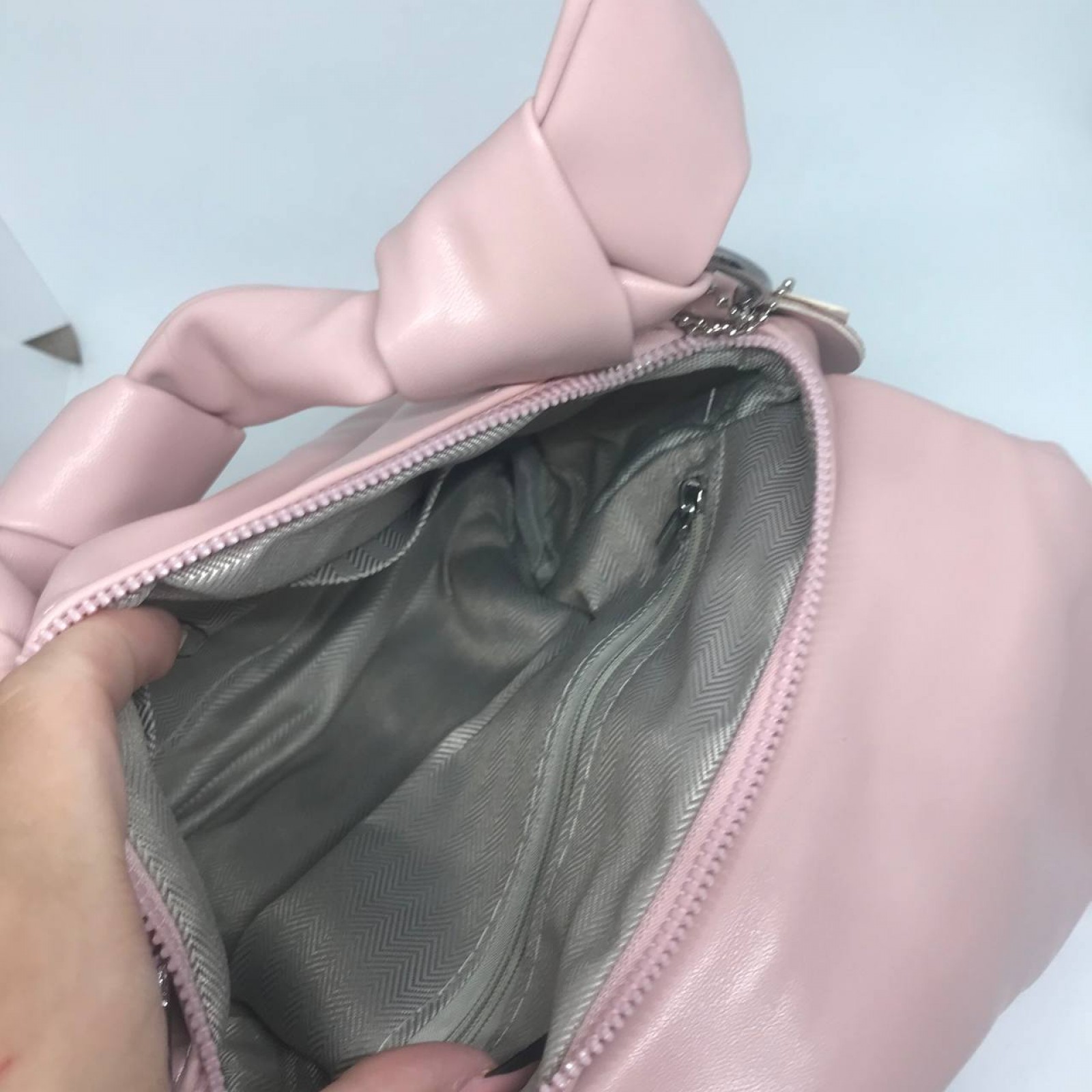 Жіноча сумочка з ремінцем колір рожевий 435848
