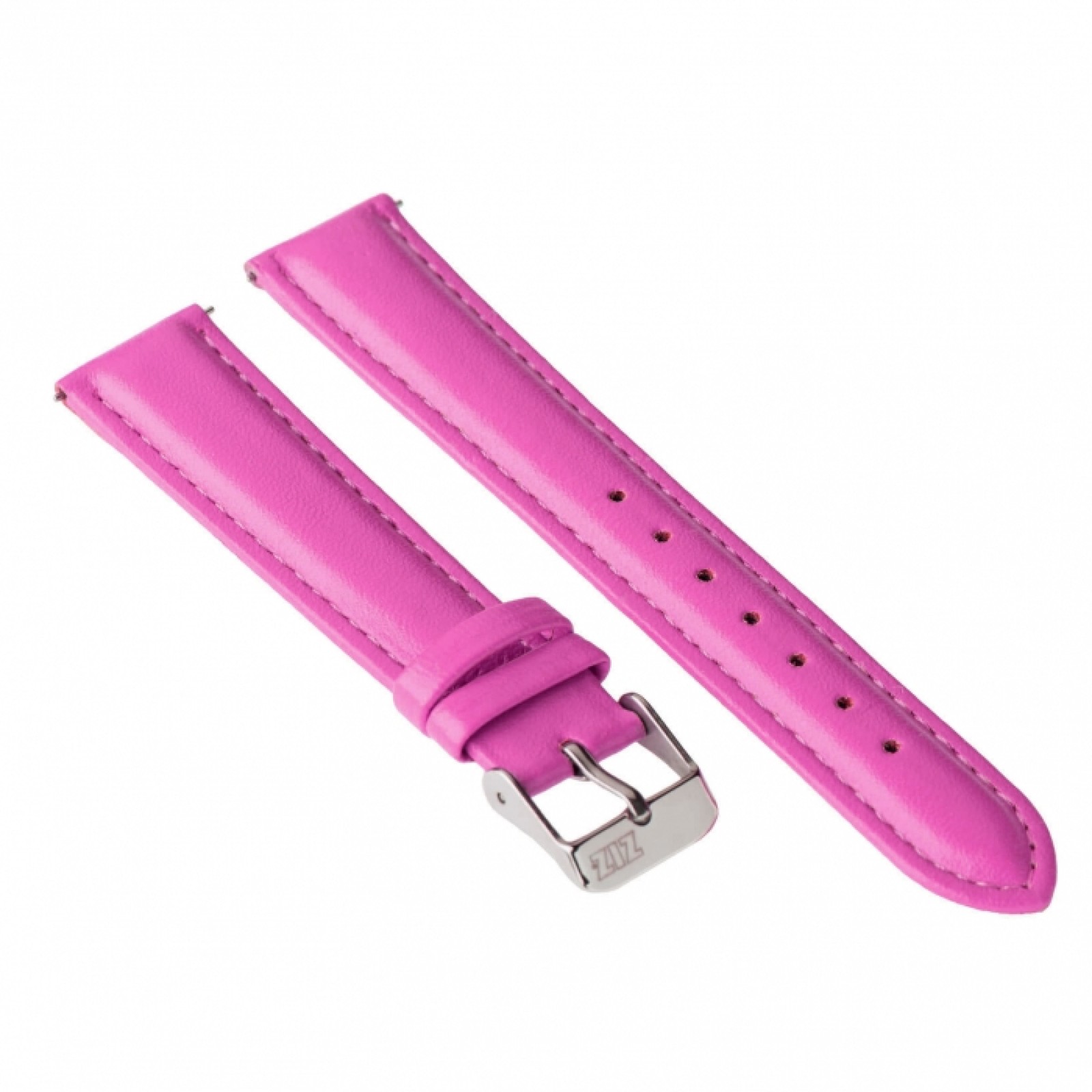 Ремінець для годинника ZIZ малиново-пурпурний, срібло 228859