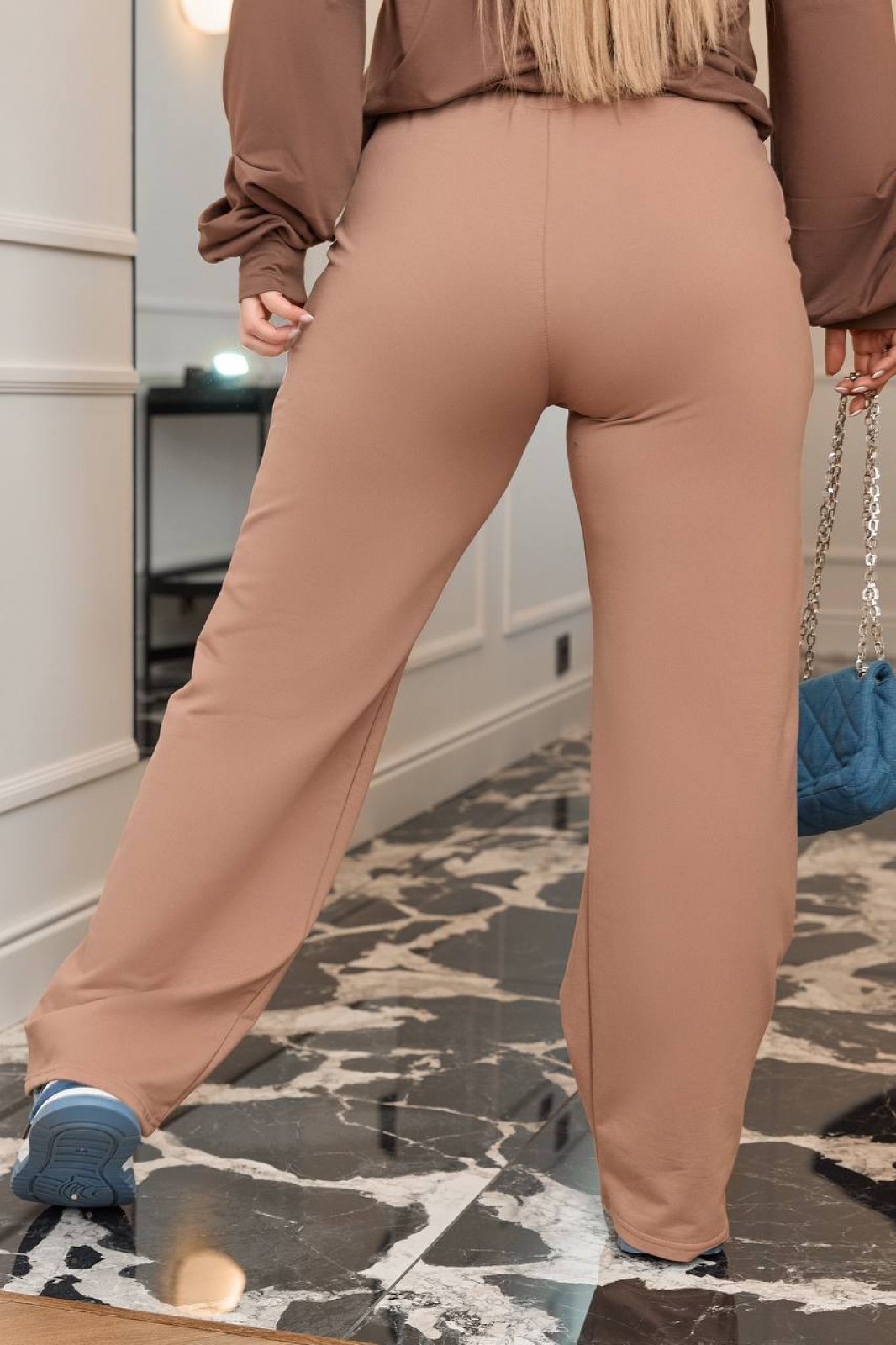 Жіночі брюки карго колір беж р.54/56 450548