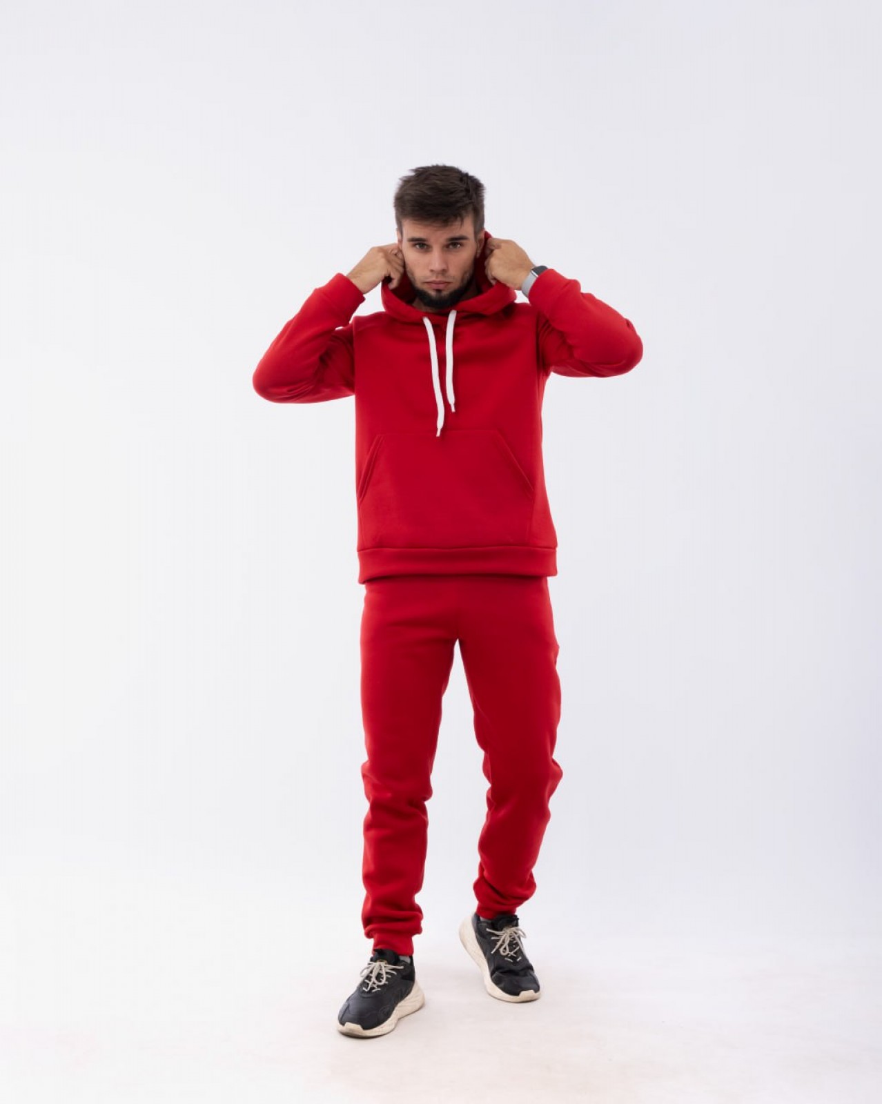 Чоловічий спортивний костюм Alex колір червоний р.3XXL 442225