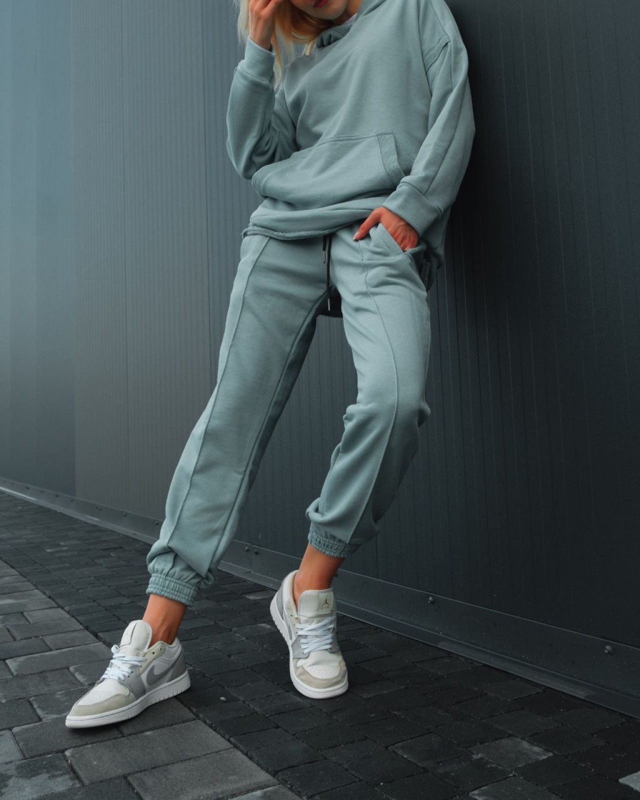 Жіночий спортивний костюм Turquoise колір бірюзовий р.M/L 440222