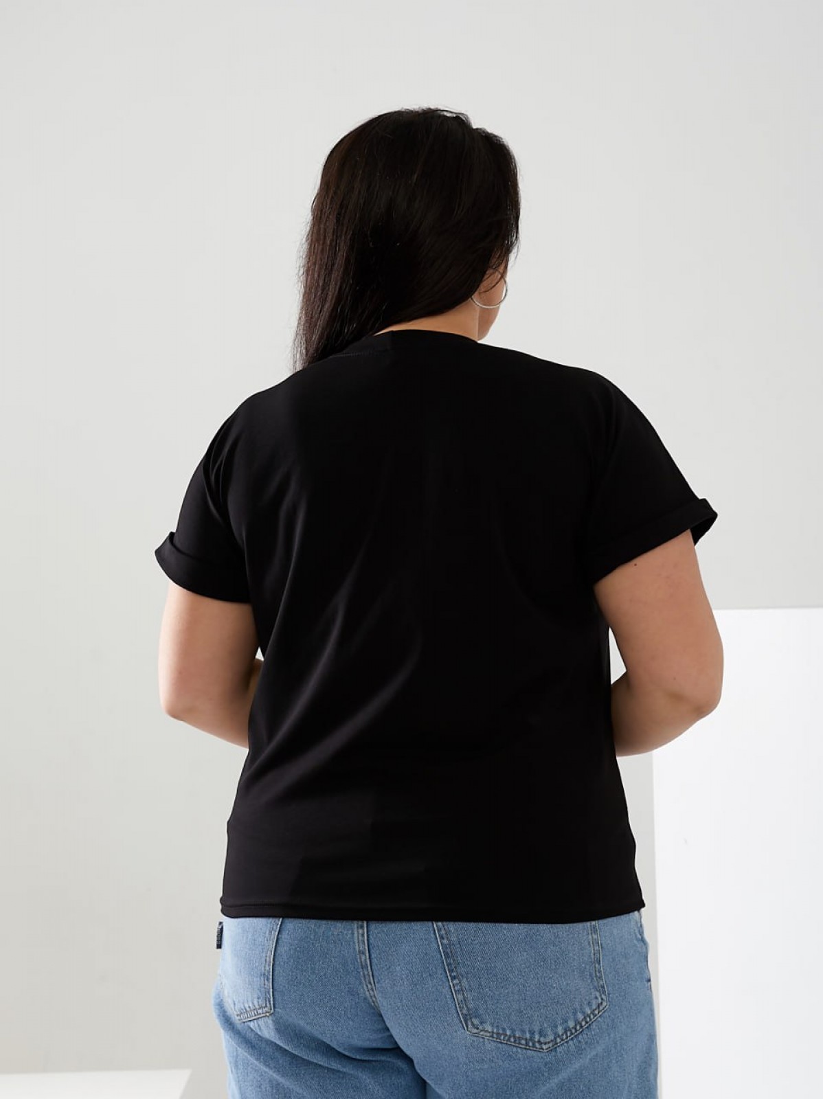 Жіноча футболка LOVE колір чорний 432364
