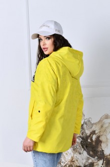 Жіноча куртка колір жовтий р.48/50 408550