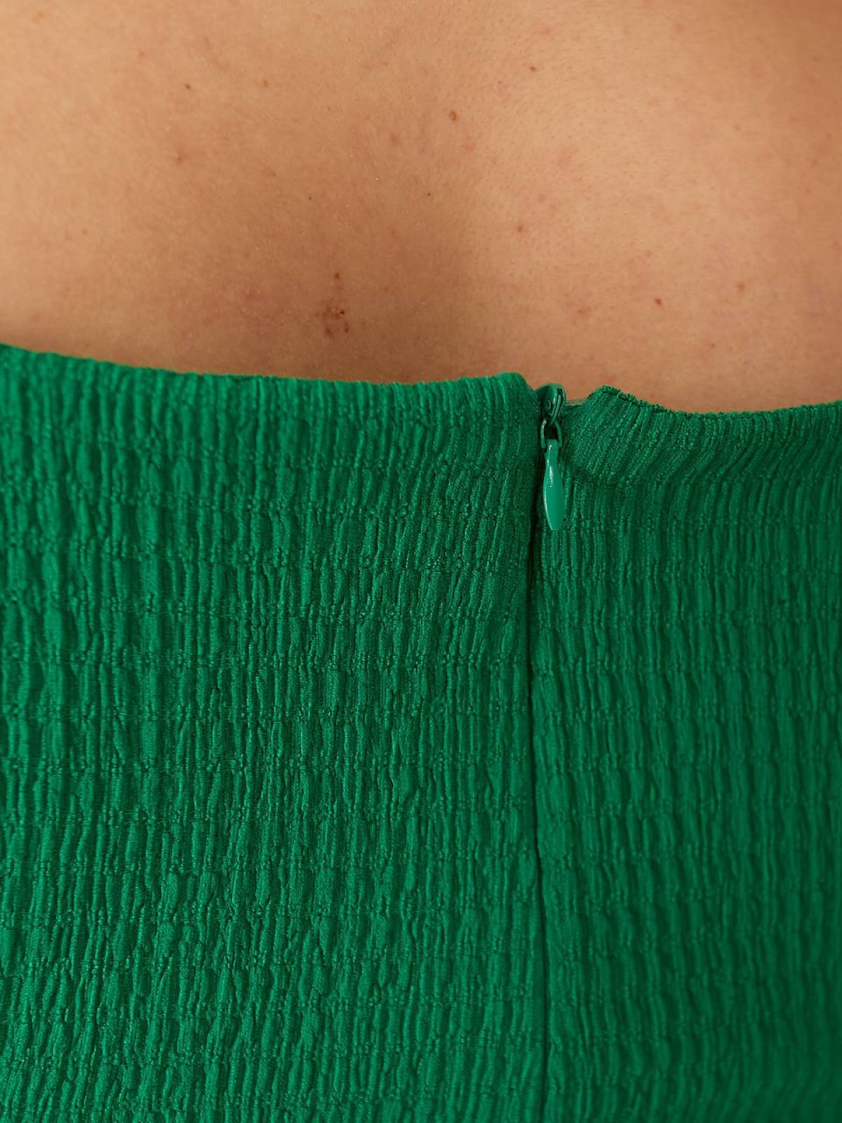 Жіноча вільна сукня колір зелений р.52/54 455287