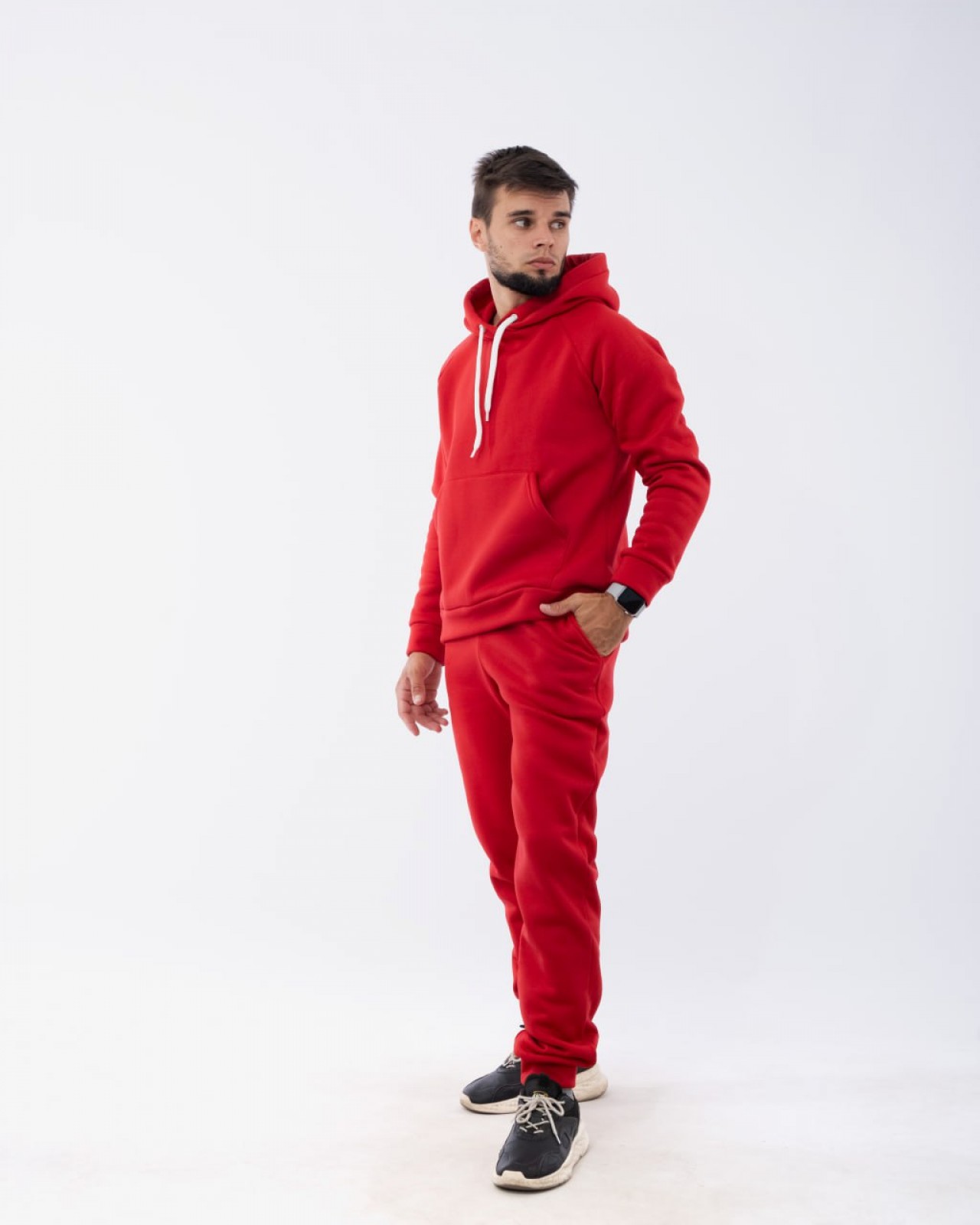 Чоловічий спортивний костюм Alex колір червоний р.S/M  4441931