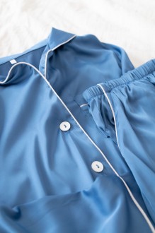 Жіноча піжама Армані Jesika колір джинсовий 408613