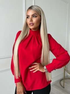 Жіноча блузка софт колір червоний р.42/44 454144