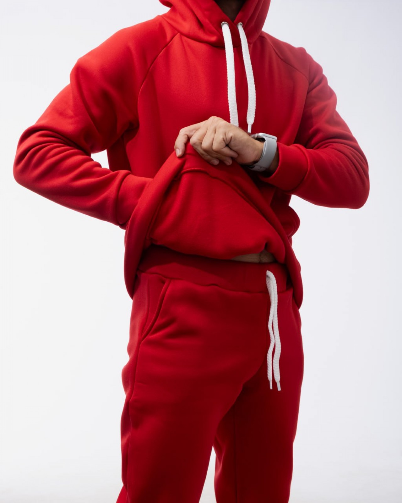 Чоловічий спортивний костюм Alex колір червоний р.S/M  4441931
