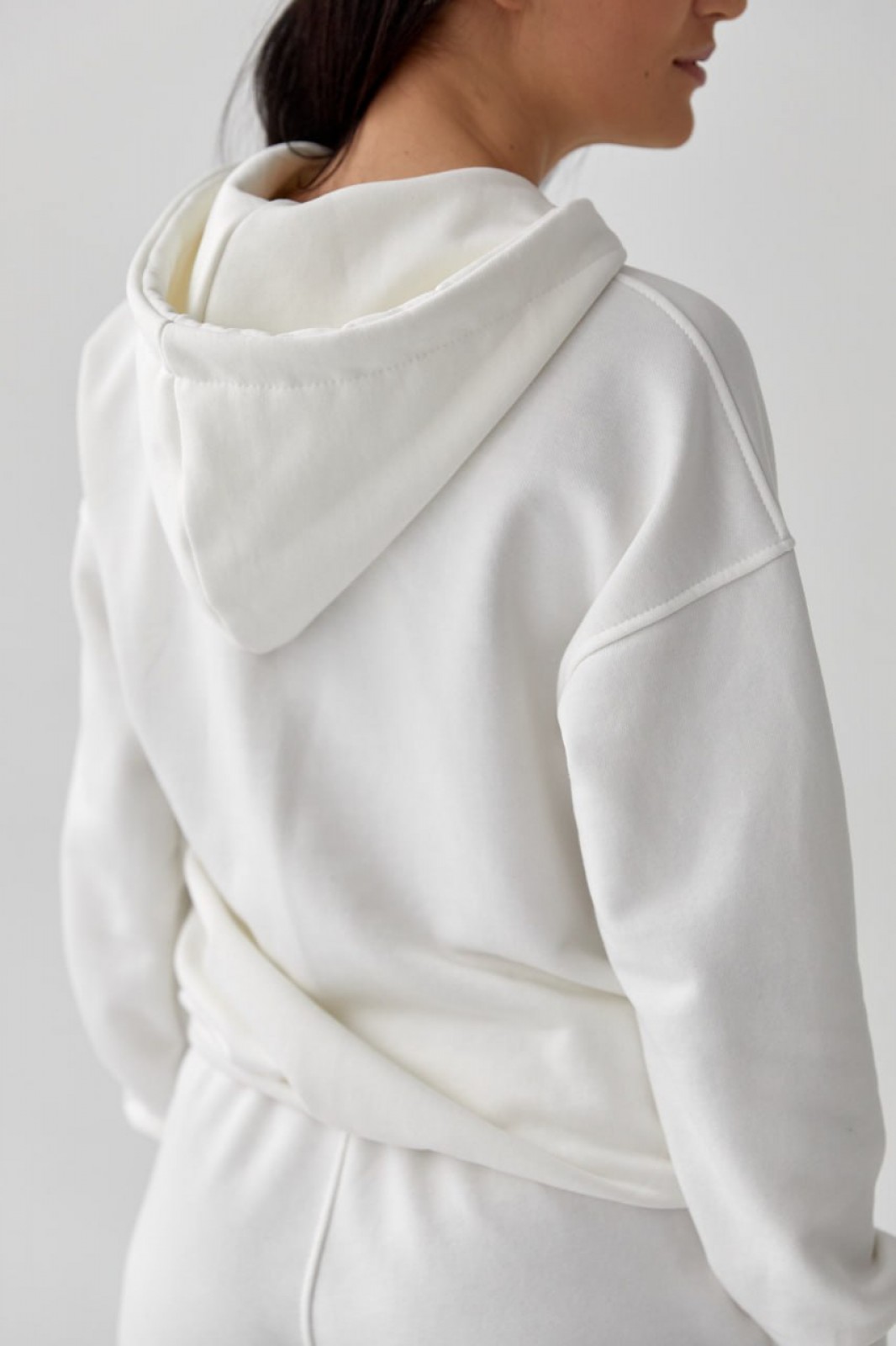Жіночий спортивний костюм колір білий р.L 408320
