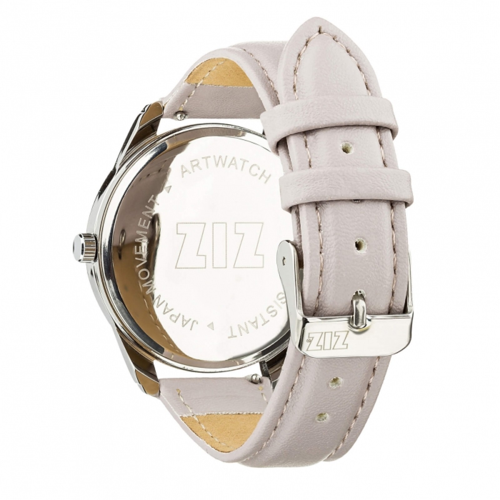 Годинник ZIZ Мінімалізм, ремінець світло-лавандовий, срібло і додатковий ремінець 142855
