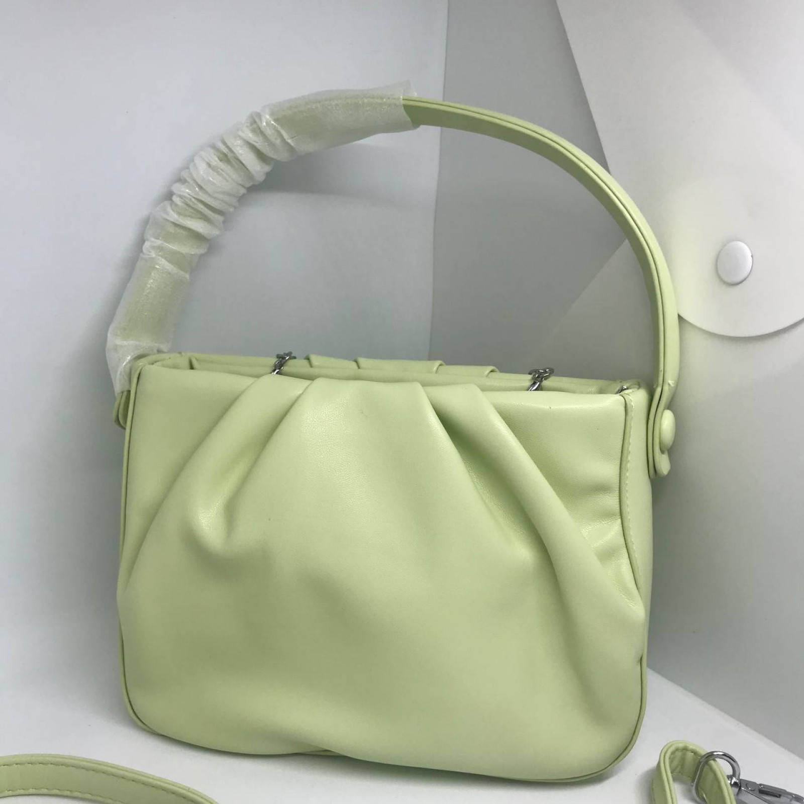 Жіноча сумочка колір зелений 436736