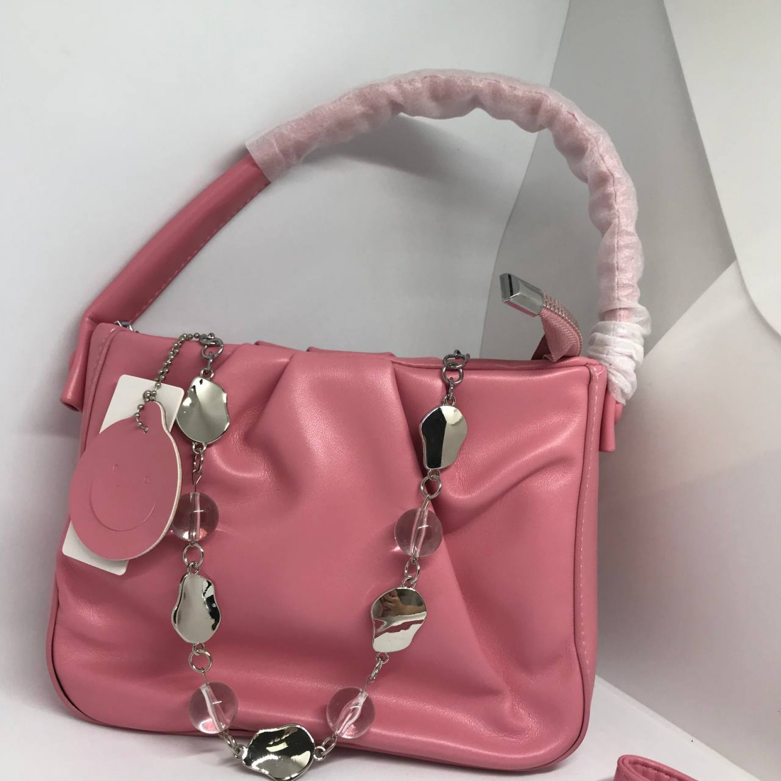 Жіноча сумочка колір насичений рожевий 436737