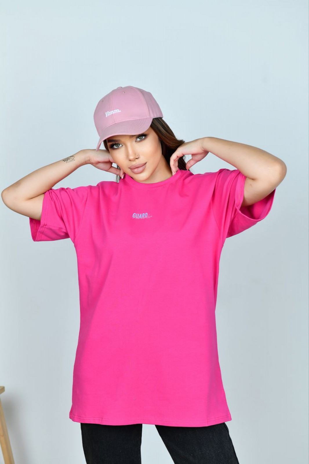 Жіноча футболка колір рожевий р.42/48 442085