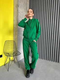 Жіночий спортивний костюм колір зелений р.46/48 450773