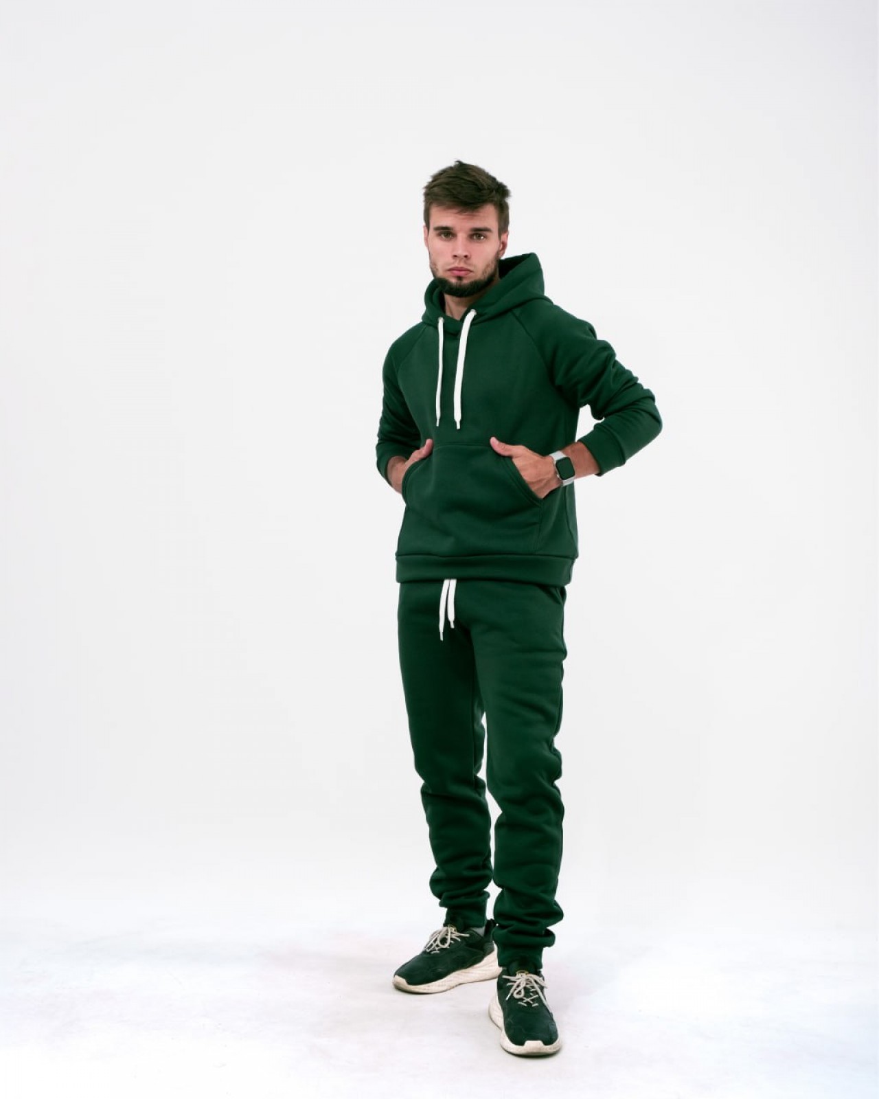 Чоловічий спортивний костюм Alex колір зелений р.2XXL 441838