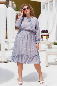 Жіноча літня сукня міді сірого кольору розмір 48/50 374895