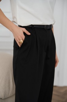 Жіночі штани палаццо колір чорний р.S 451484