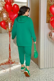 Жіночий костюм трійка зелений р.54/56 396691