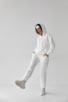 Жіночий спортивний костюм колір білий р.XS 408329